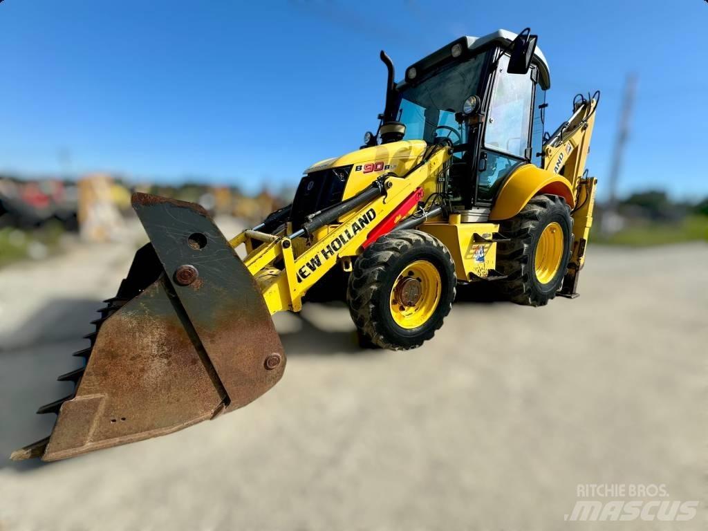 New Holland B 90 B Товарач със заден ексватор