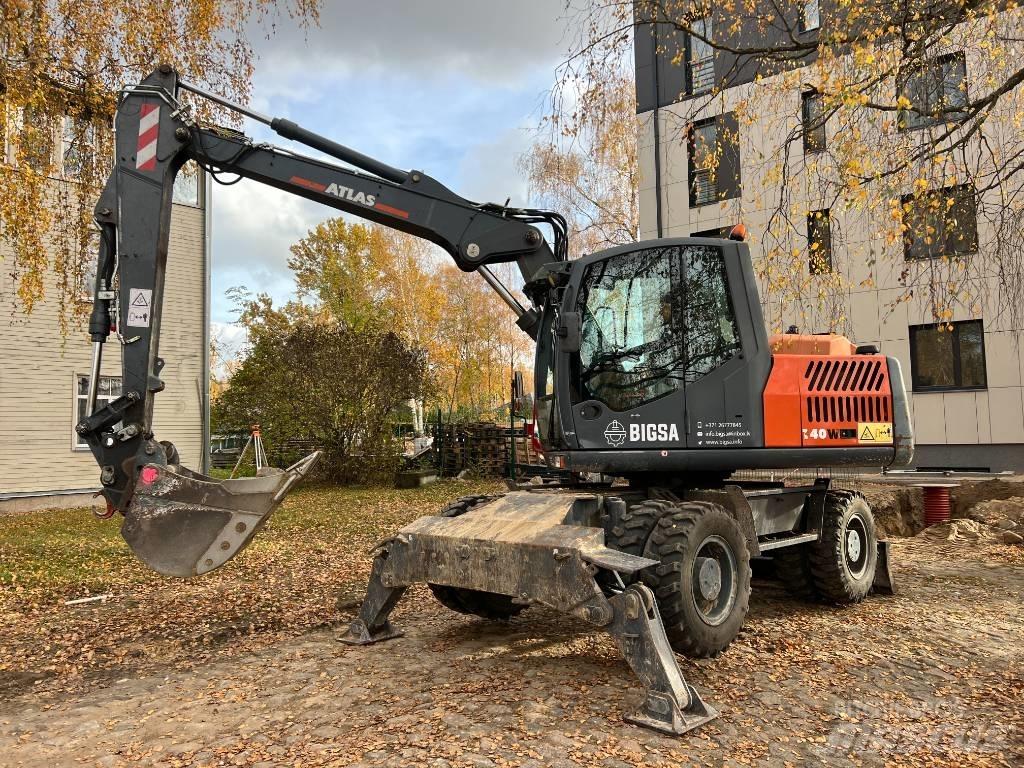 Atlas 140 W Колесни екскаватори