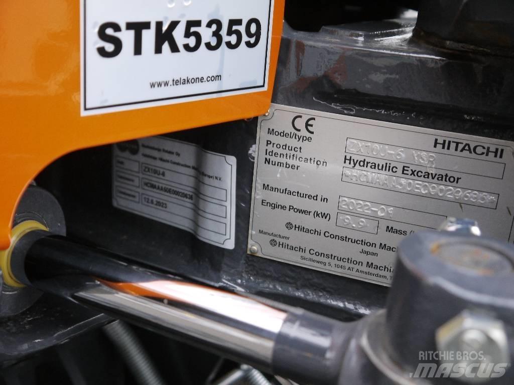 Hitachi ZX 10 U-6 Мини екскаватори < 7 т