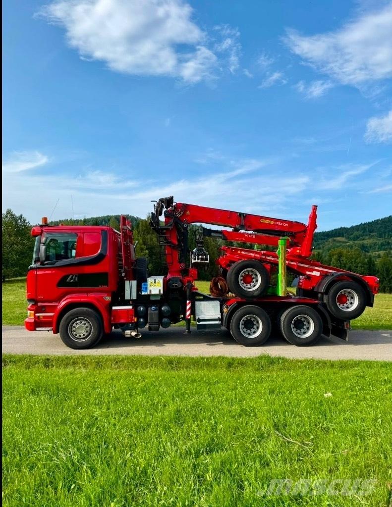 Scania R580 V8 6x4 За превоз на дървени трупи