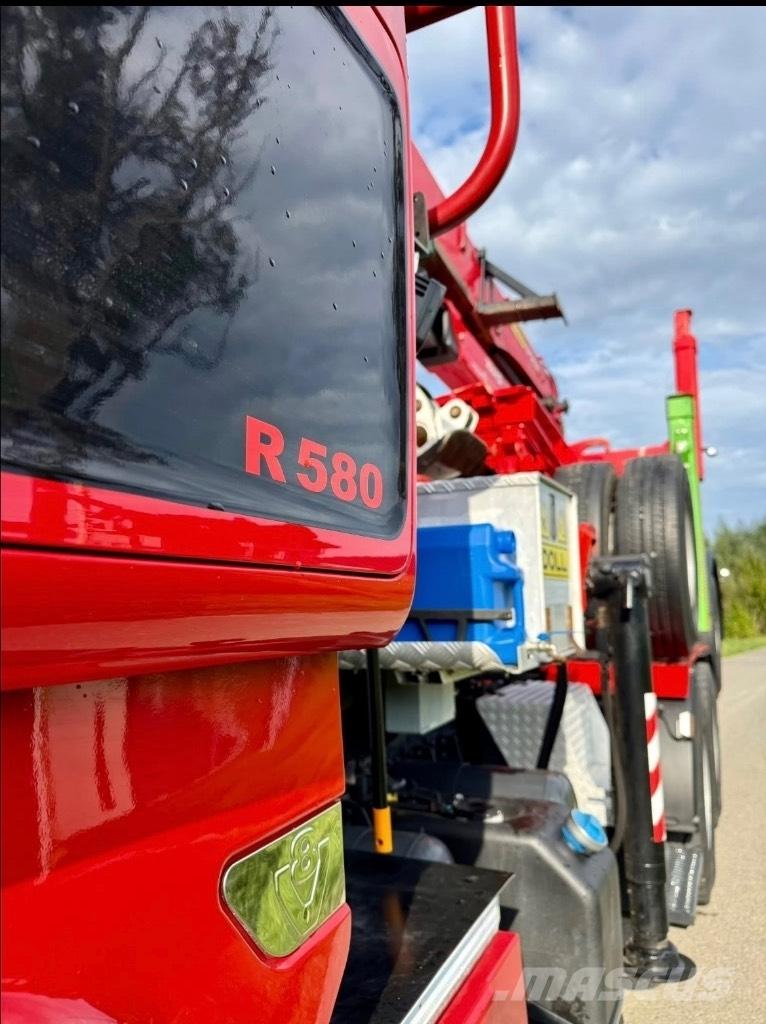 Scania R580 V8 6x4 За превоз на дървени трупи
