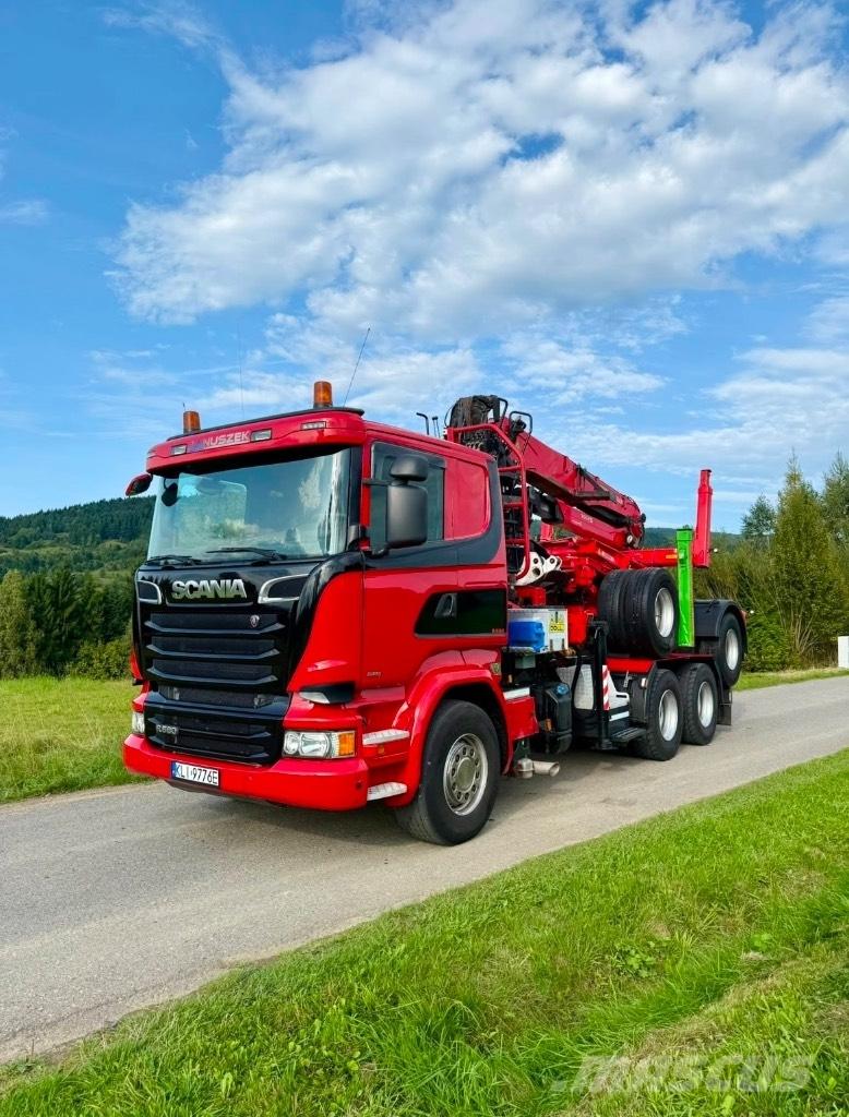 Scania R580 V8 6x4 За превоз на дървени трупи