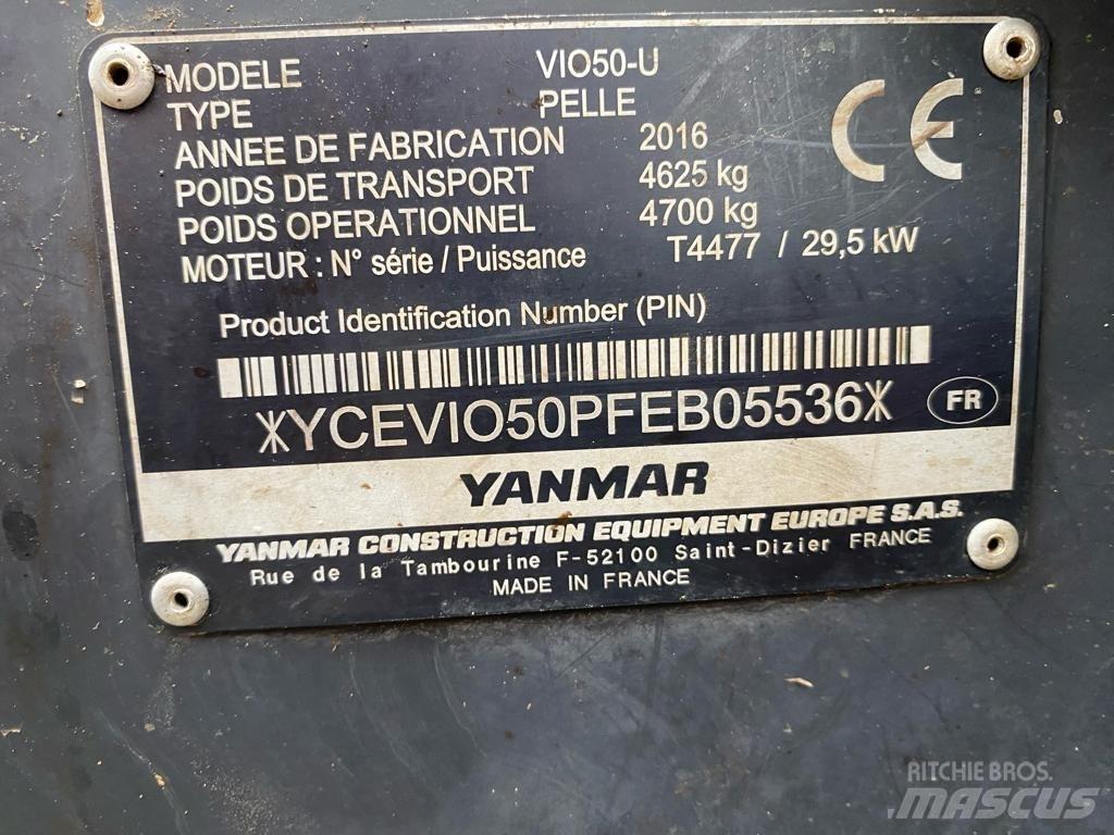 Yanmar Vio 50 U Мини екскаватори < 7 т