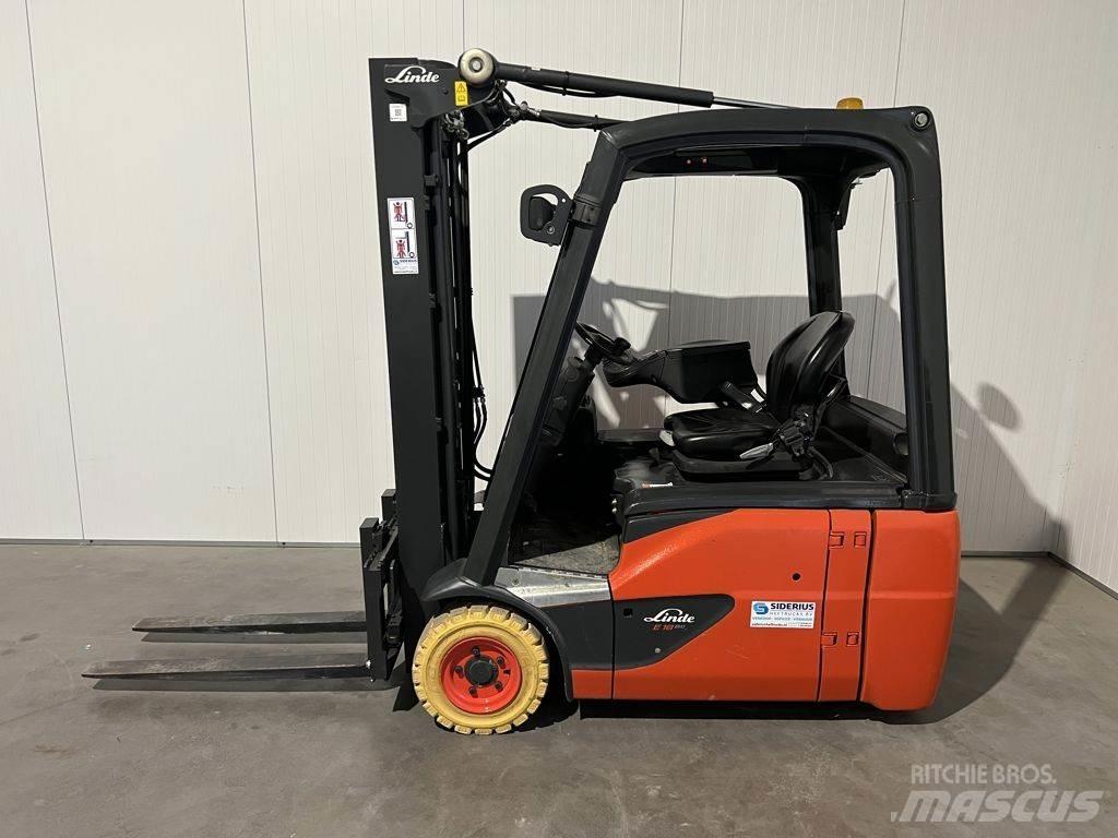 Linde E18-02 Електрически вилични кари-повдигачи