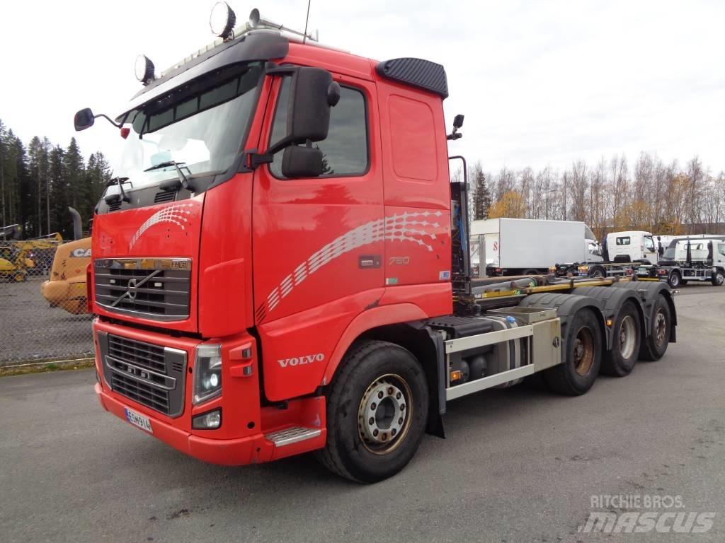 Volvo FH 750 8x4 Камиони с кран с кука