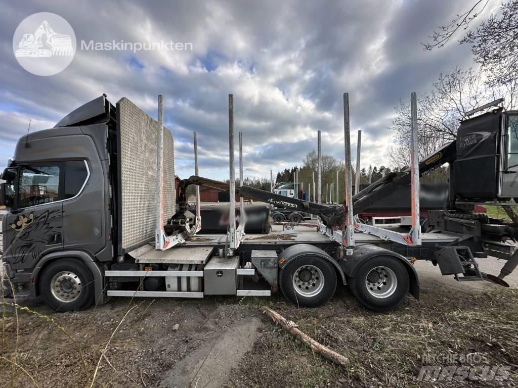 Scania R 730 За превоз на дървени трупи
