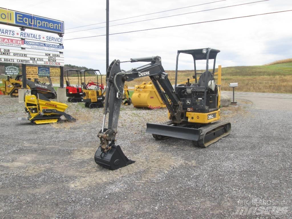 John Deere 26G Мини екскаватори < 7 т