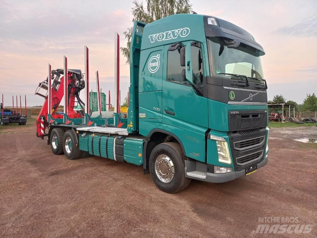 Volvo FH500 За превоз на дървени трупи