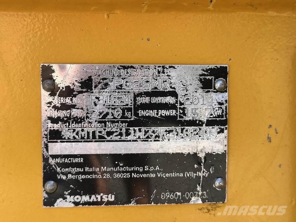 Komatsu PC26MR-3 Мини екскаватори < 7 т