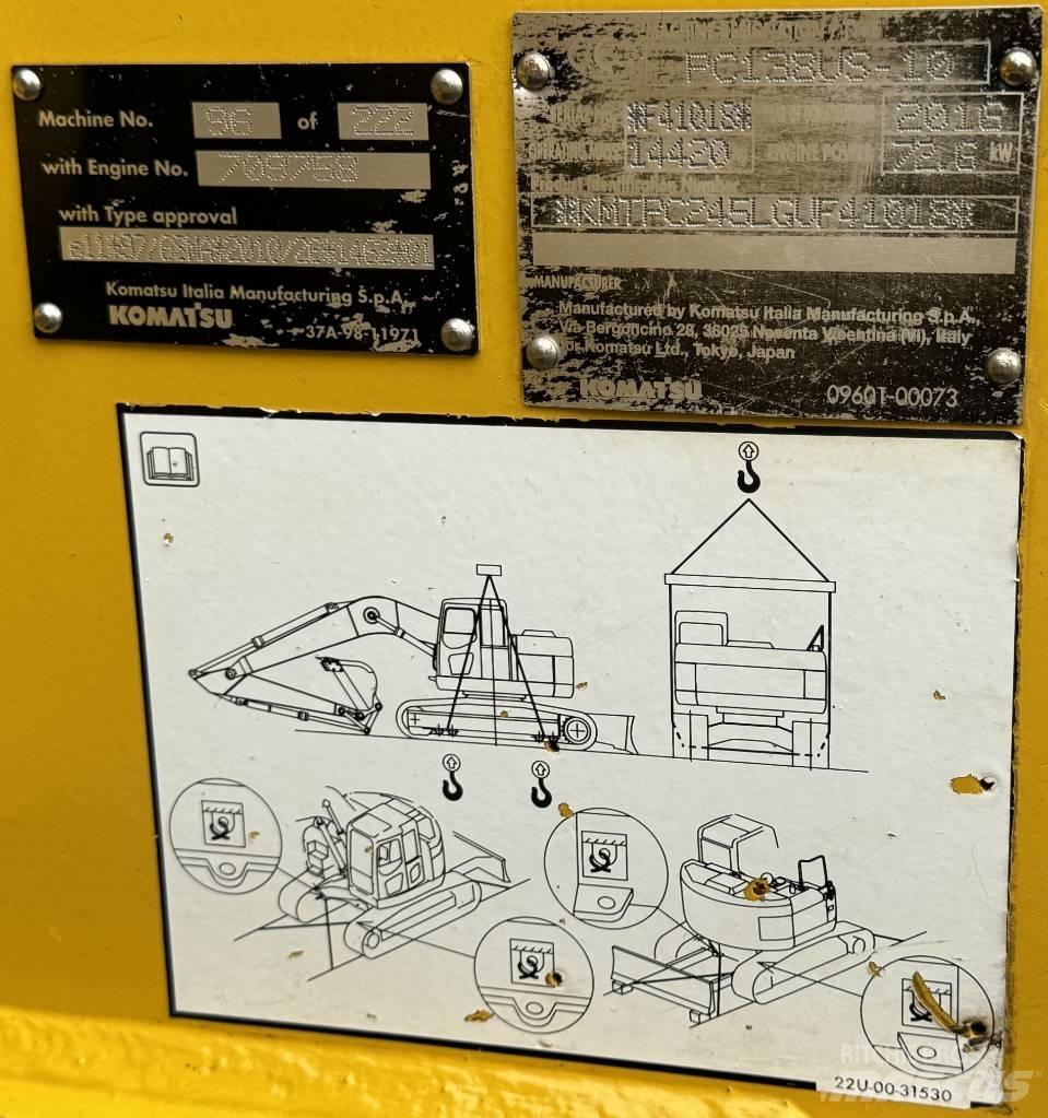 Komatsu PC 138 US-10 Верижен екскаватор