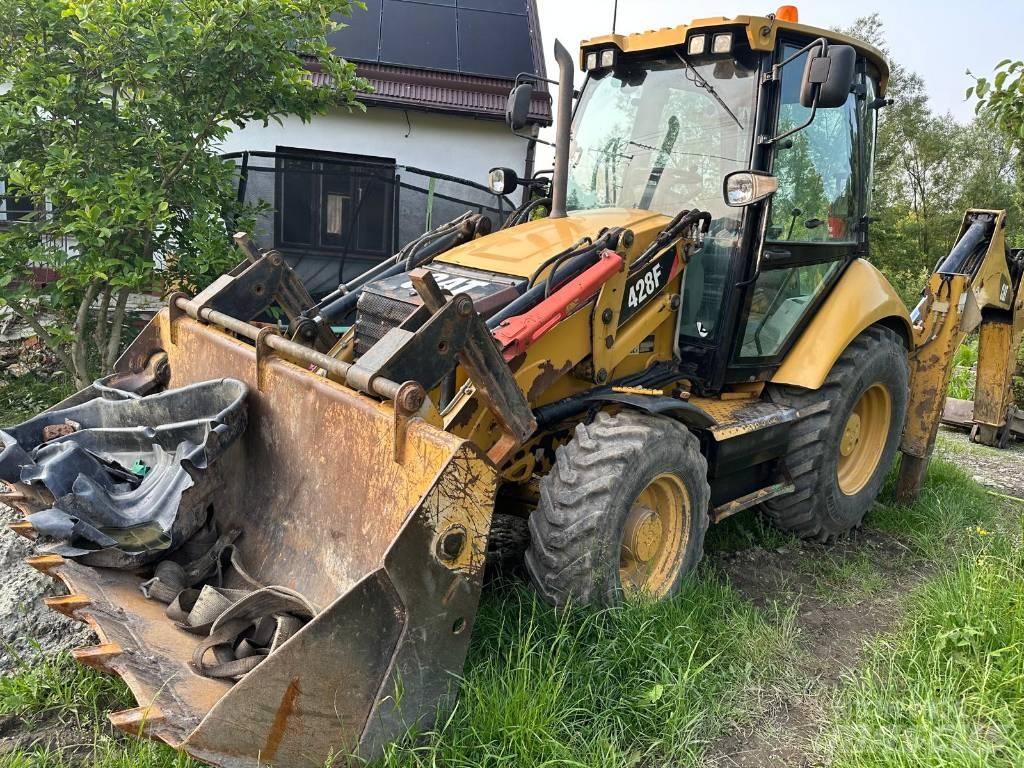 CAT 428 F Товарач със заден ексватор