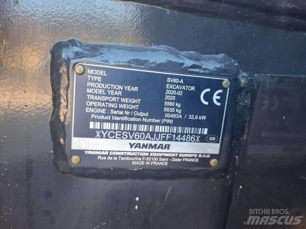 Yanmar SV 60 A Средни екскаватори 7т - 12т