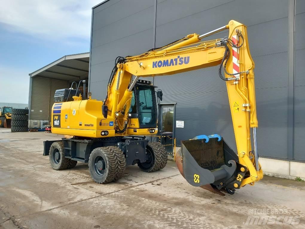Komatsu PW160-11E0 Колесни екскаватори