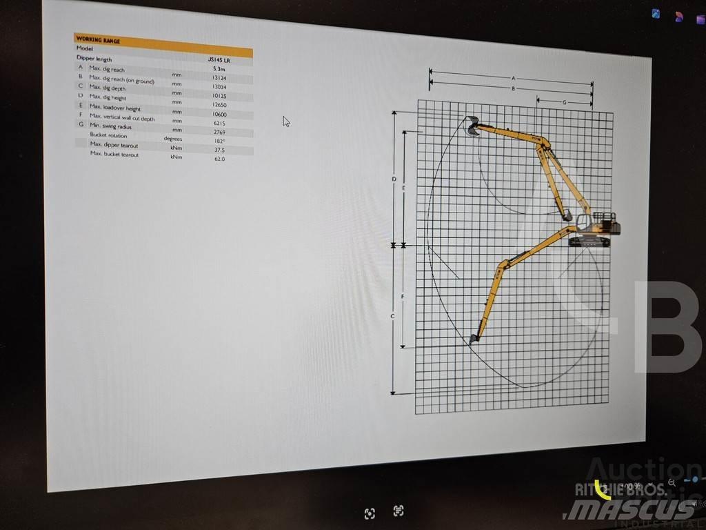 JCB JS 145 LR Верижен екскаватор