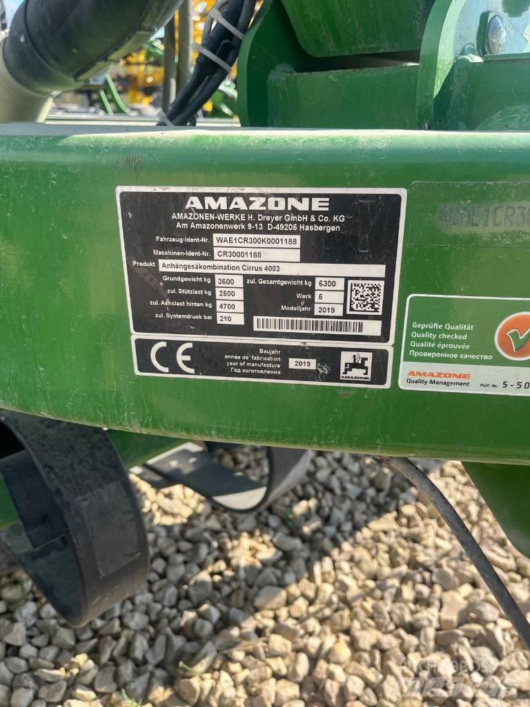 Amazone Cirrus 4003 Редосеялки