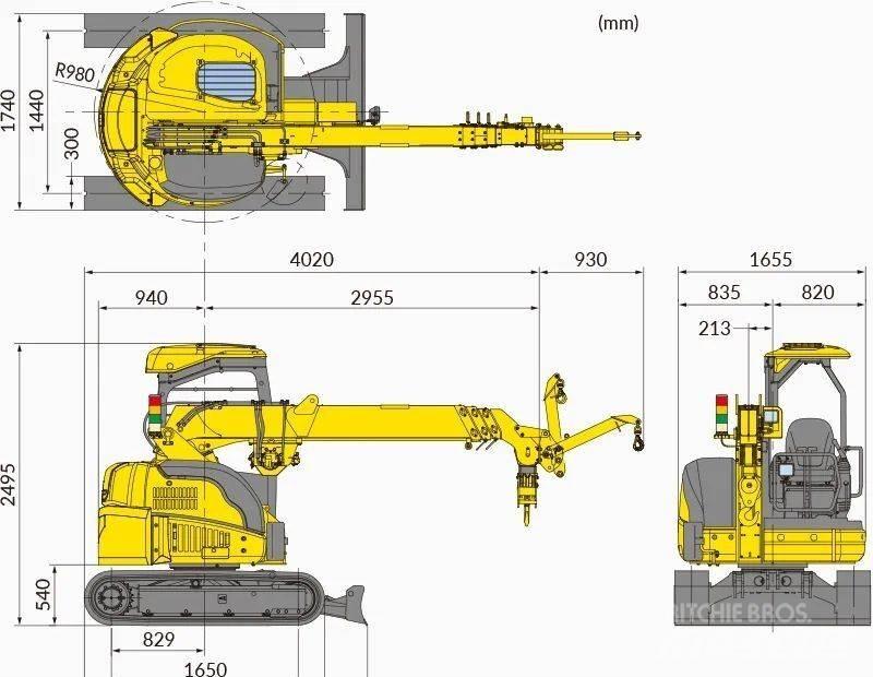 Maeda CC423-1 Верижни кранове
