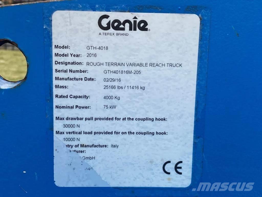 Genie GTH- 4018 Телескопични товарачи