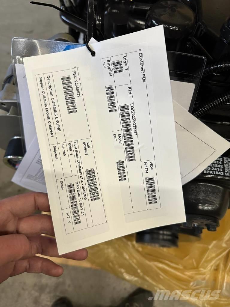 Cummins B6.7 FR95884 Селскостопанство - Други