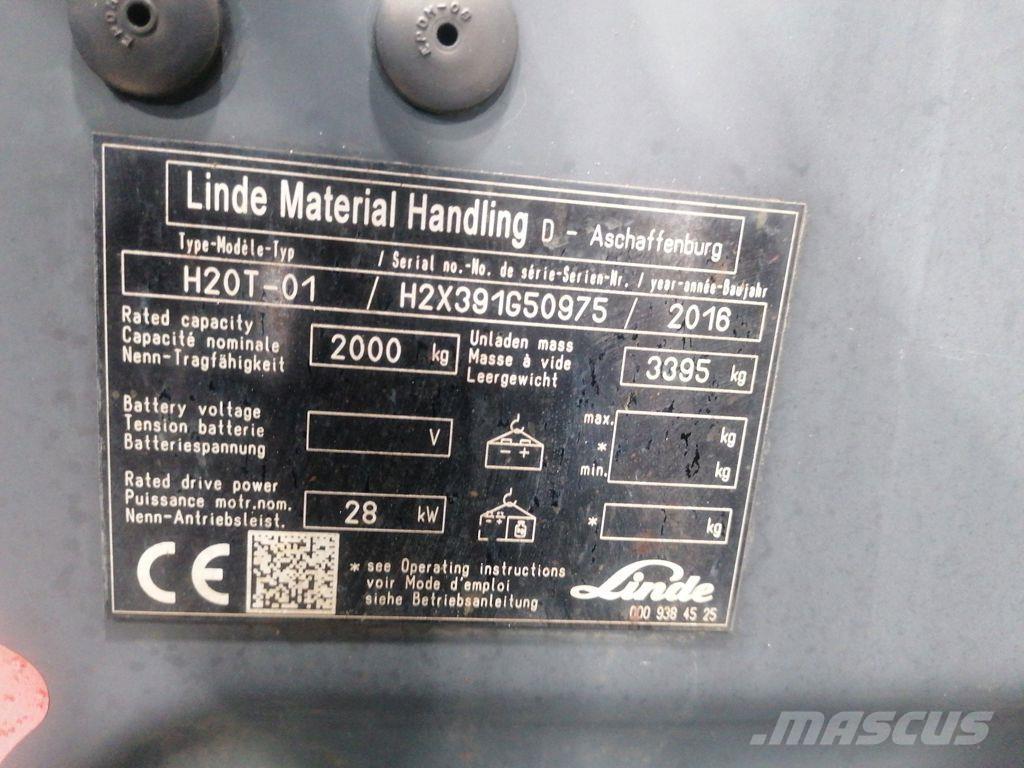 Linde H20T-01 Камиони с АГУ
