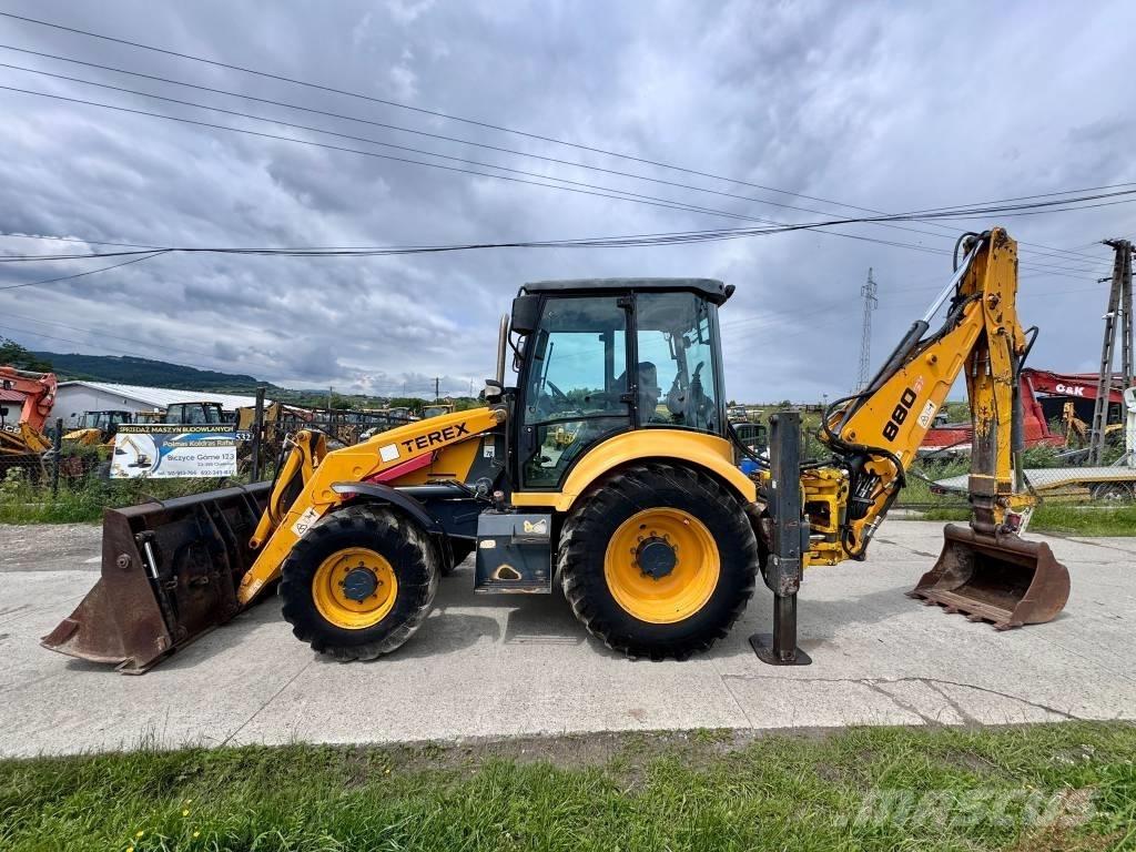 Terex 880 SX Товарач със заден ексватор