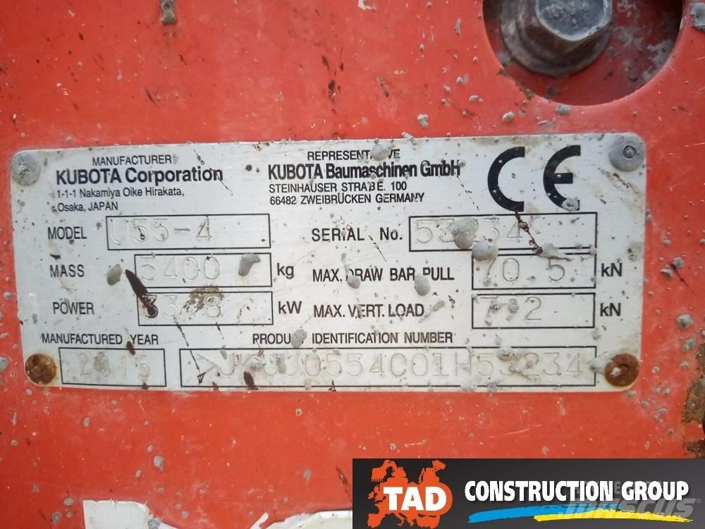 Kubota U 55-4 Мини екскаватори < 7 т