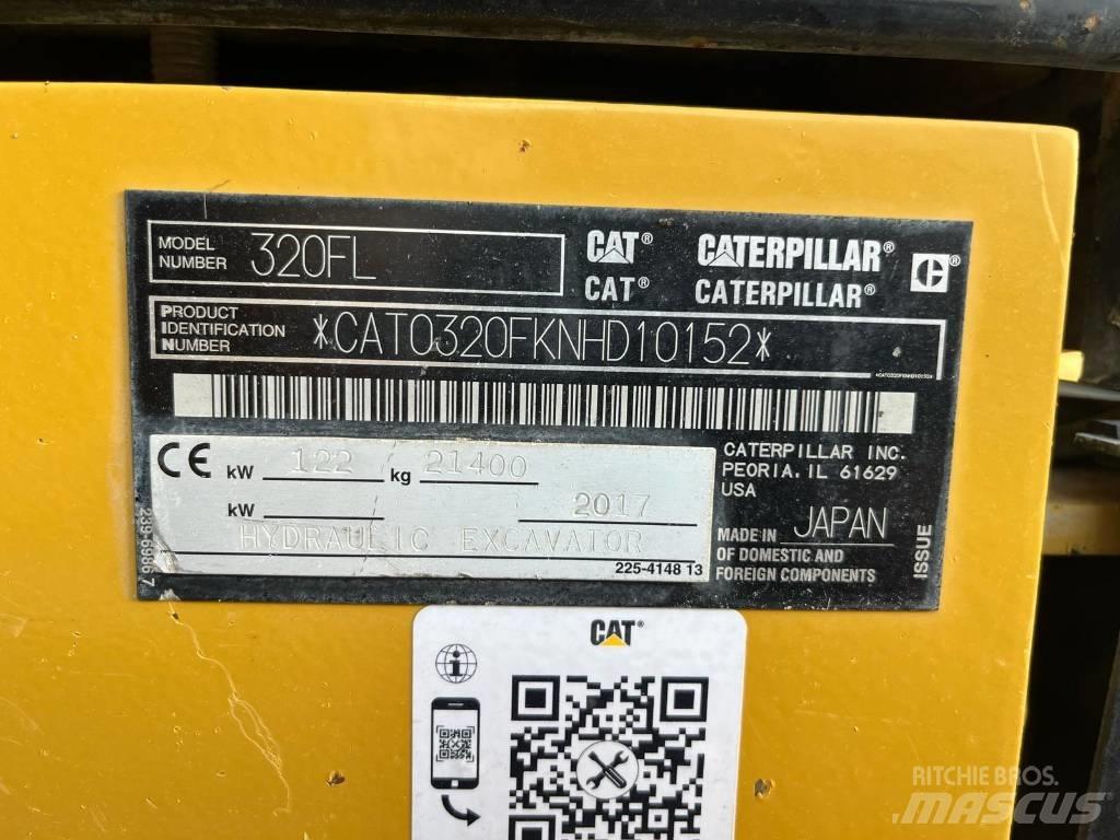 CAT 320 FL Верижен екскаватор