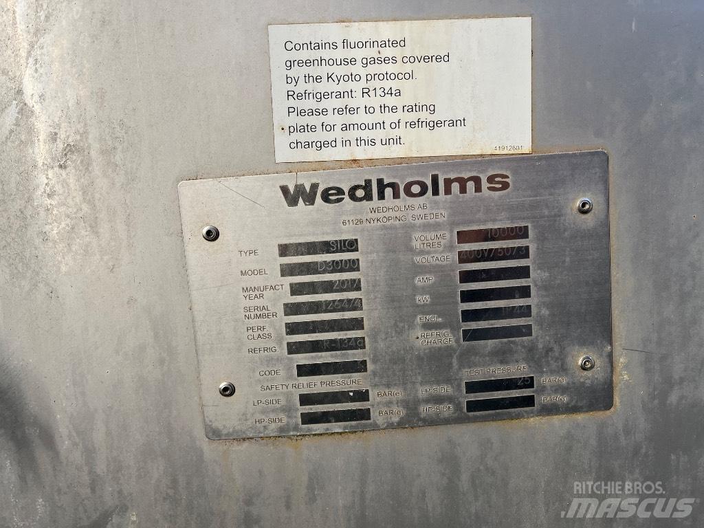 Wedholms D3000 Оборудване за съхранение на мляко