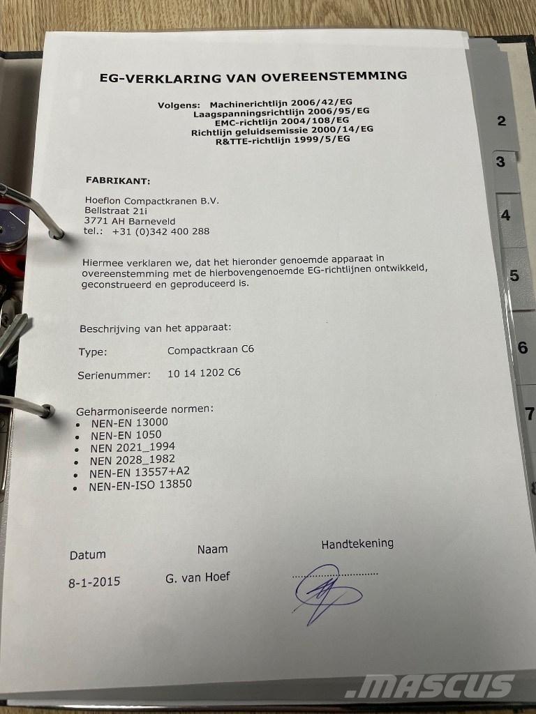 Hoeflon C 6 SOLD Мини кранове