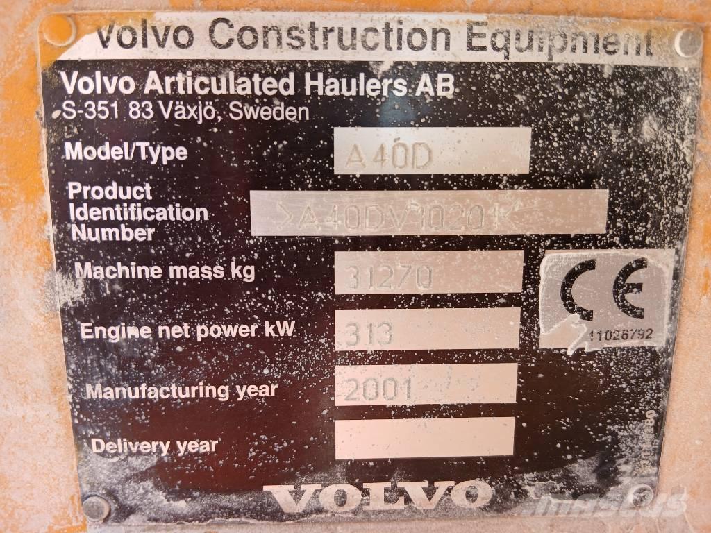 Volvo A 40 D Дъмпери/моторни превозни средства