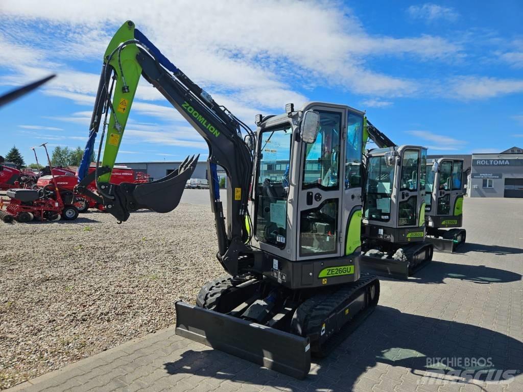 Zoomlion ZE26GU Мини екскаватори < 7 т