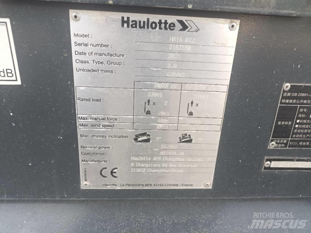 Haulotte HA16RTJ Съчленени стрелови подемници