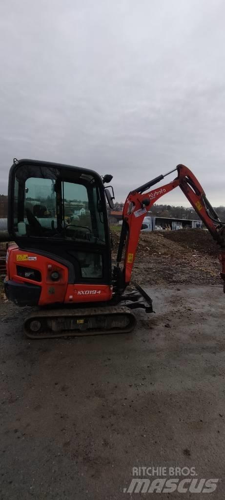 Kubota KX 019-4 Мини екскаватори < 7 т