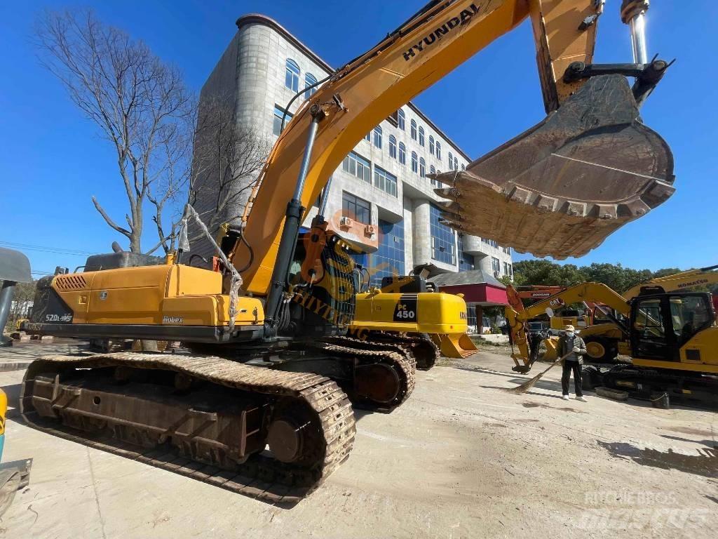 Hyundai Robex 520 VS Верижен екскаватор