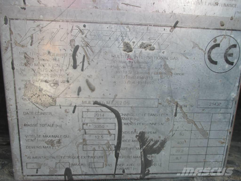 Multitel MT 202 DS Моторизирани платформи с талига