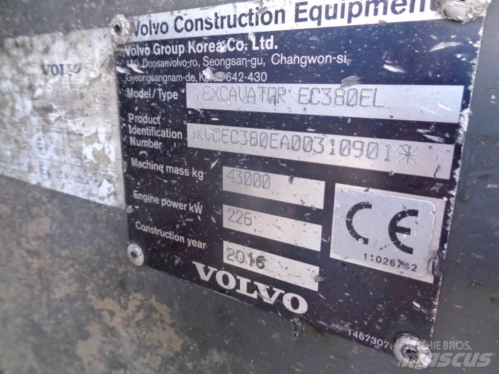 Volvo EC 380 EL Верижен екскаватор