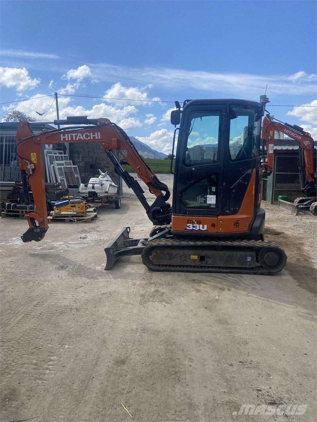 Hitachi Zaxis33U-6 Мини екскаватори < 7 т