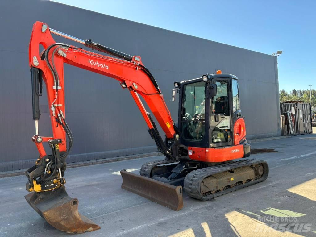 Kubota U 55-4 Мини екскаватори < 7 т
