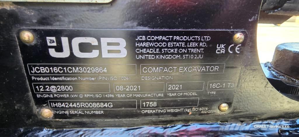 JCB 16 C-1 Мини екскаватори < 7 т