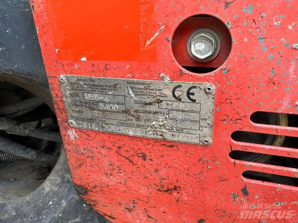 Kubota KX 055-4 Мини екскаватори < 7 т