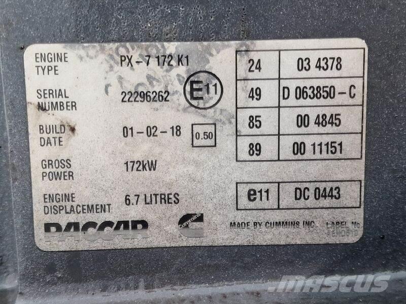 DAF PX-7 172 K1 Двигатели