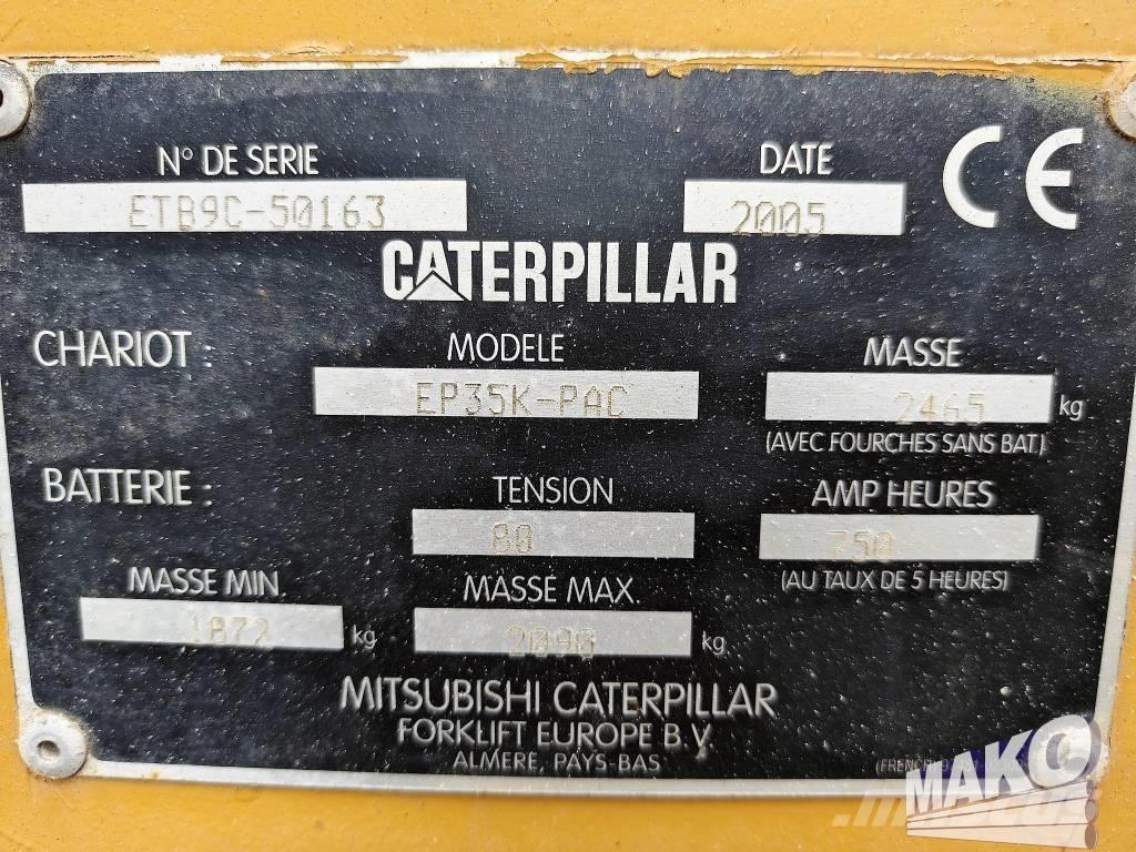 CAT EP 35 K PAC Електрически вилични кари-повдигачи