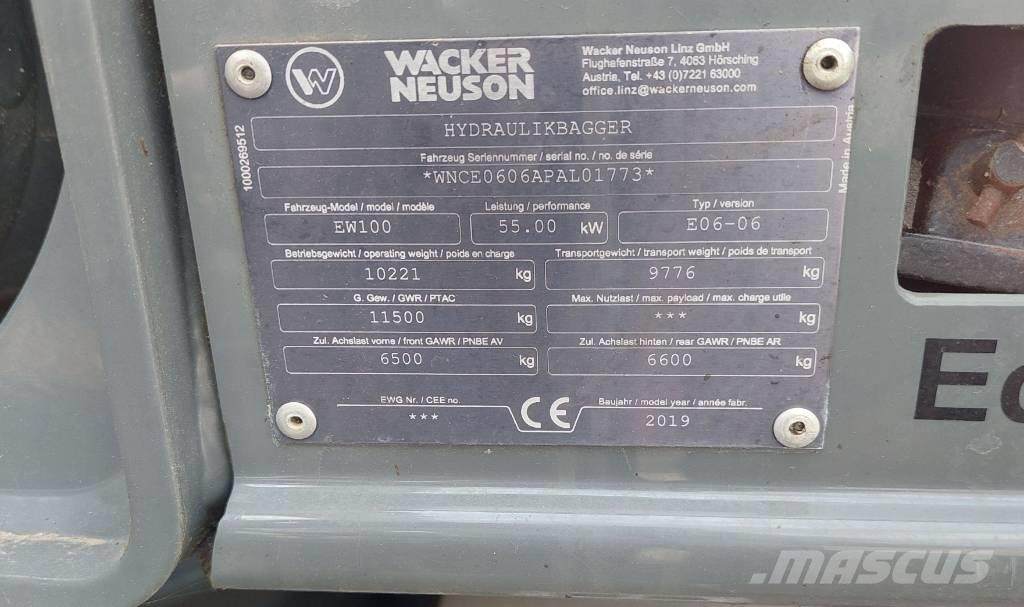 Wacker Neuson EW100 Колесни екскаватори