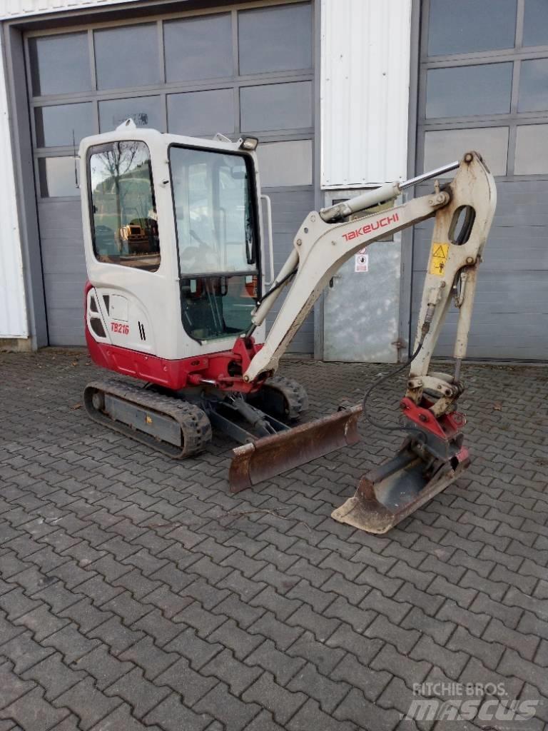 Takeuchi TB 216 Мини екскаватори < 7 т