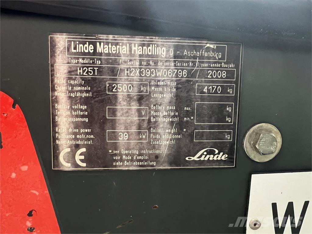 Linde H25T Камиони с АГУ