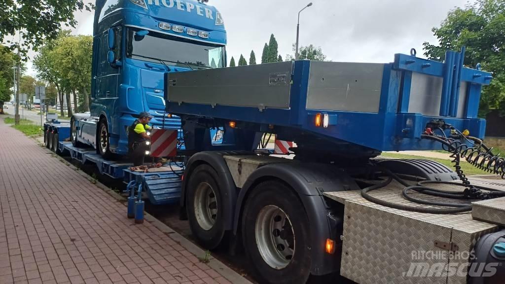 Goldhofer STZ-VL 3 Полуремаркета със скипов подемник