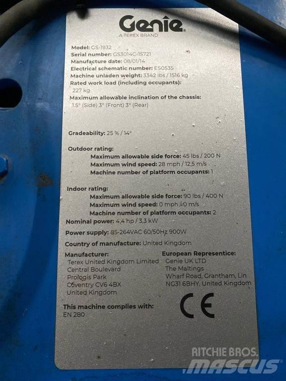 Genie GS1932 Ножични работни платформи