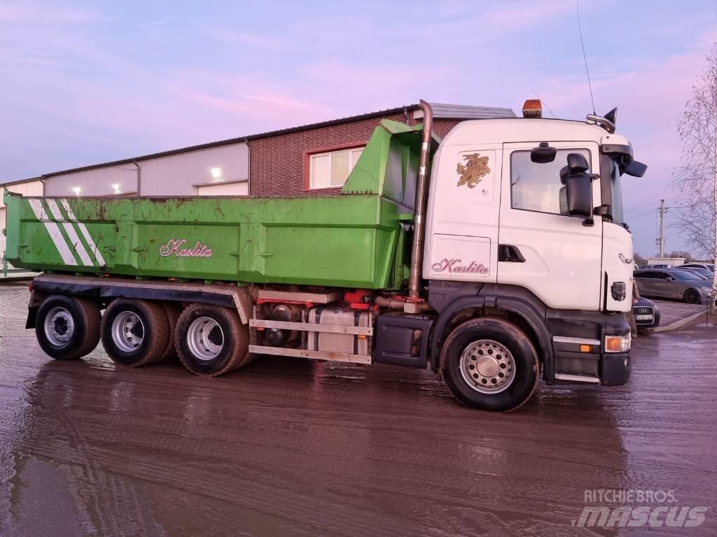 Scania R 480 8X4 Камиони със скипов подемник