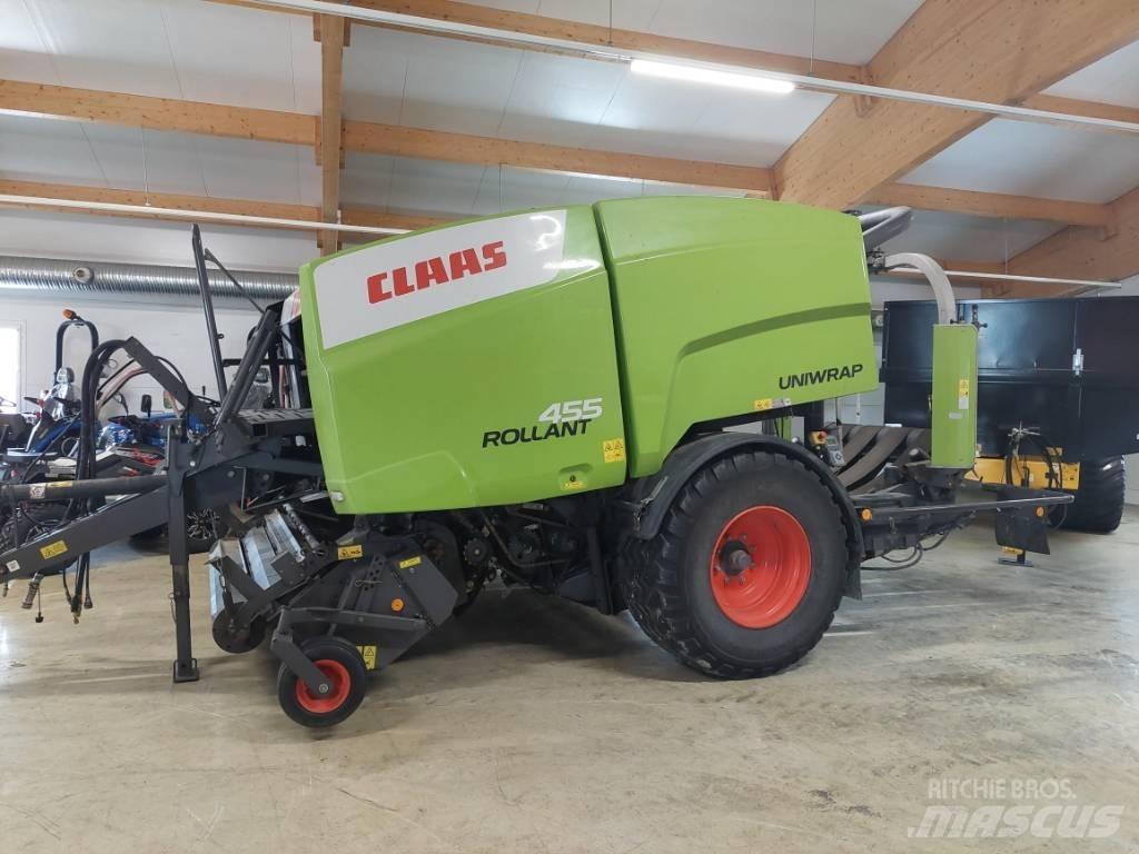CLAAS Uniwrap 455 RC Сламопреси за кръгли бали
