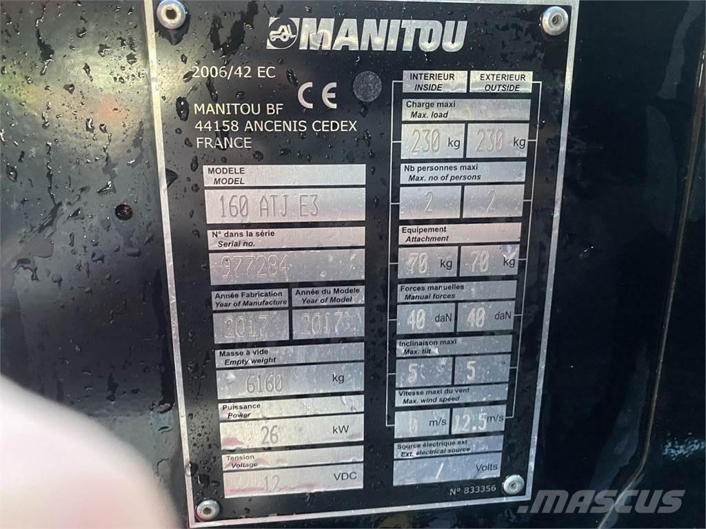 Manitou 160ATJ RC Съчленени стрелови подемници