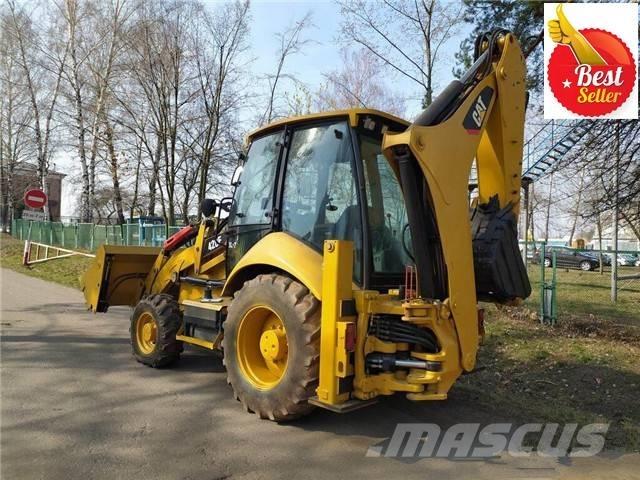 CAT 428 F Товарач със заден ексватор